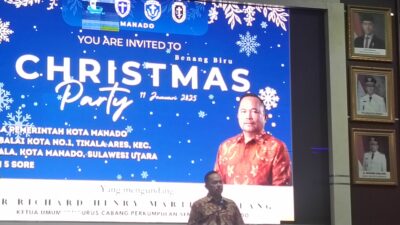 Natal Benang Biru: Richard Sualang Usung Program Beasiswa untuk Kader Benang Biru