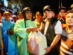 Gubernur Yulius Selvanus Turun Langsung Temui Warga Terdampak Banjir di Manado