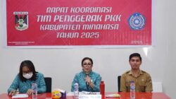 Rakor Perdana, Ketua TP-PKK Martina Lengkong: Mari Jalankan Program dengan Baik