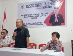 Ketua DPRD Minahasa Drs. Robby Longkutoy, MM, Gelar Reses di Dapil III