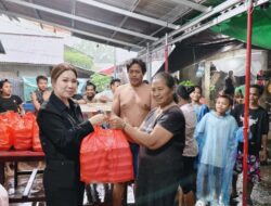 Sarah Dondokambey Peduli, Salurkan Bantuan untuk Warga Desa Tikela yang Terdampak Bencana
