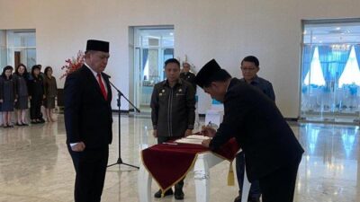 Johnny Suak Resmi Pimpin Kesbangpol Sulut