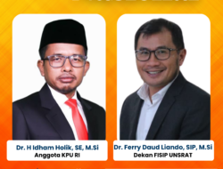Besok, FISIP Unsrat Hadirkan Anggota KPU RI Bahas Evaluasi Pemilu 2024