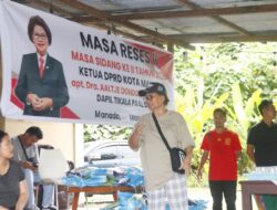 Reses Di Paal 4 Dan Tikala BaruKetua DPRD Aaltje Dondokambey Berikan Bantuan Bagi Korban Banjir