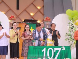HUT ke-107 GMIM Bukit Moria Touure, Pdt. Alfian Simbawa Ajak Jemaat Bertumbuh dalam Iman dan Pelayanan