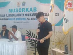 Mario Titah Terpilih Secara Aklamasi Sebagai Ketua Umum KONI Kabupaten Kepulauan Talaud Masa Bakti 2025-2029