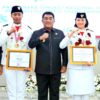 Paskibraka Nasional Asal Sulut, Bianca Lantang dan Firgi Beeg Disambut Istimewa Gubernur Yulius Selvanus