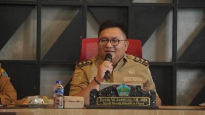 Wabup Kevin Lotulong Pimpin Rapat Evaluasi Penurunan Stunting di Minahasa Utara