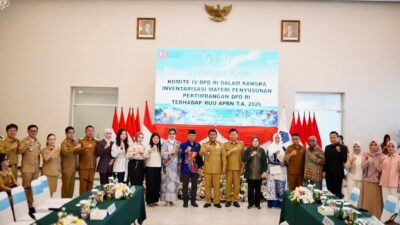 Gubernur Yulius Terima Kunjungan Komite VI DPD RI Bahas Isu Strategis APBN 2026