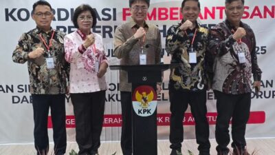 Rakor Antikorupsi di KPK, Andrei Angouw Tekankan Pentingnya Sinergi Eksekutif–Legislatif