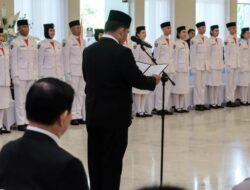 Gubernur Yulius Kukuhkan Paskibraka Sulut 2025 untuk HUT ke-80 RI