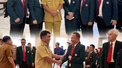 Wawali Richard Sualang Hadiri Pelantikan Pengurus IDI Sulut Periode 2025-2028