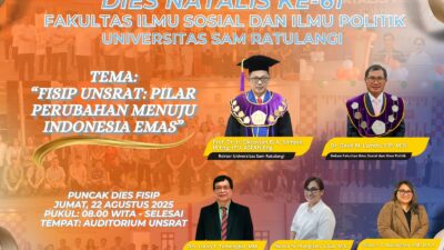 Dies Natalis FISIP Unsrat ke-61: Jejak Enam Dekade Membangun Bangsa