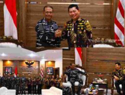 Dankodaeral VIII Terima Kunjungan Ketua FKPPI Sulut, Perkuat Sinergi TNI AL dan Generasi Muda