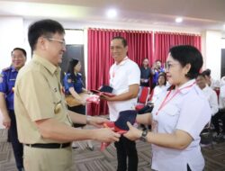 Wali Kota Manado Kukuhkan 40 Relawan Pemadam Kebakaran (REDKAR)