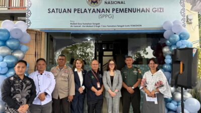 Ketua Komisi III DPRD Tomohon Hadiri Peresmian SPPG Matani Dua