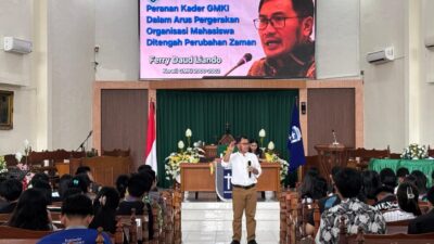 Maper GMKI Cabang Manado, Ferry Liando: GMKI Harus Hadir Kawal Kebijakan Publik