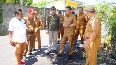 Wakil Wali Kota Manado Tinjau Infrastruktur di Kecamatan Tuminting