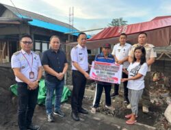 Wali Kota Tomohon Serahkan Bantuan ke Korban Kebakaran di Tiga Kelurahan