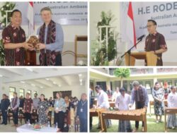 Wali Kota Caroll Senduk Sambut Delegasi Australia dalam Program BRIDGE di SMP Lokon Tomohon