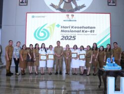 Bupati Minahasa Selatan Hadiri Peringatan HKN ke-61 Tahun 2025, Empat Nakes Minsel Raih Penghargaan