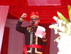 Pemkab Minut Gelar Upacara HUT ke-22, Bupati Joune Ganda Ajak Masyarakat Bersatu Membangun Daerah