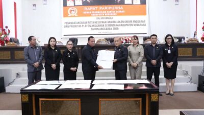 DPRD Minahasa dan Pemkab Sepakati KUA-PPAS TA 2026