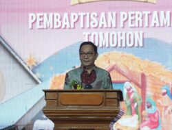 Wali Kota Tomohon Hadiri Perayaan Syukur Yubileum 150 Tahun Pembaptisan Pertama di Tomohon