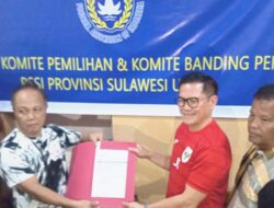 Joune Ganda Kejutkan Hotel Minahasa, Resmi Ambil Formulir Ketua PSSI Sulut 2025