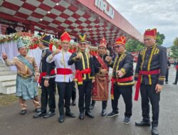 Joune Ganda Kenakan Busana Adat Minahasa di Peringatan Heroik Merah Putih 1946