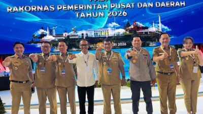 Bupati dan Wakil Bupati Minahasa Selatan Hadiri Rakornas Pemerintah Pusat dan Daerah Tahun 2026 di SICC Sentul