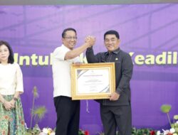 Sulut Peringkat Tiga Nasional, Gubernur Yulius Selvanus Dampingi Peresmian 1.839 Posbankum di Graha Gubernuran Bumi Beringin