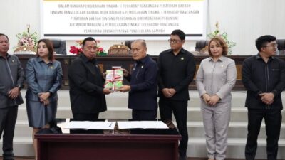 DPRD Minahasa Sahkan Ranperda Aset Daerah, Regulasi Sampah dan Perumda Air Minum Jadi Fokus Strategis
