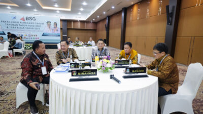 Andrei Angouw Ikuti Agenda Strategis RUPS Bank SulutGo di Kantor Pusat