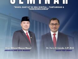 Besok di FISIP Unsrat, Elryc Mosal Kupas Peran Wakil Rakyat di Era Digital dalam Seminar Kolaborasi Pusat Studi Kepemiluan dan FISIP
