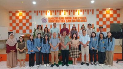 Dekan Ferry Daud Liando Lepas Mahasiswa FISIP Unsrat ke Wuhu Vocational Technical University China