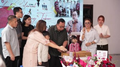 68 Tahun Perjalanan Hidup dan Pengabdian, Bupati Robby Dondokambey Bersyukur Bersama Keluarga dan Forkopimda Minahasa