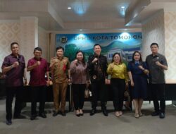 Donald Pondaag Terima Kunker Komisi II DPRD Kabupaten Minahasa di DPRD Tomohon