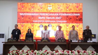 Bupati Ronald Kandoli Buka Musrenbang RKPD 2027, Dorong Program Inovatif untuk Kesejahteraan Masyarakat