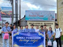 GMKI Cabang Tomohon Berbagi Takjil, Wujud Kasih dan Toleransi di Bulan Ramadhan