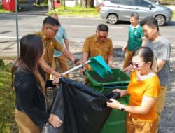 Kerja Bakti Setwan DPRD Sulut, Perkuat Kebersamaan dan Kepedulian Lingkungan