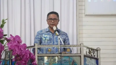 Gedung TK dan Pastori GMIM Kalvari Ranoiapo Ditahbiskan, Niklas Silangen Bacakan Sambutan Gubernur
