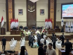 DPRD Sulut Gelar Upacara Persemayaman Almarhum Ir. Lexi Solang di Ruang Paripurna