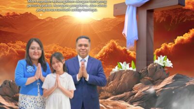Maknai Kebangkitan Kristus, Sekwan Silangen dan Keluarga Sampaikan Ucapan Paskah