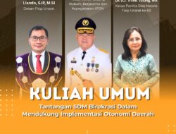 Bahas Kapasitas SDM Aparatur di Era Otonomi Daerah, IPDN–FISIP Unsrat Hadirkan Tokoh Nasional di Kuliah Umum