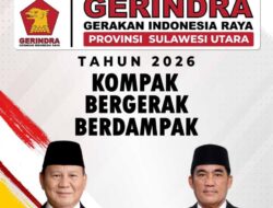 Gerindra Sulut Siap Gelar Rakerda 2026, Konsolidasi Besar Kader Digelar di Manado