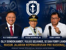 Gubernur YSK, Olly Dondokambey dan Ferry Liando Masuk Jajaran Kepengurusan PIKI Nasional, Perkuat Peran Intelektual Kristen untuk Bangsa