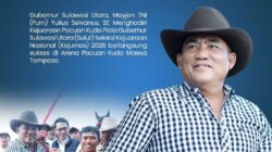 Hadiri Pacuan Kuda Piala Gubernur Sulut, Yulius Selvanus Canangkan Pengembangan Kawasan Berkuda Nasional di Tompaso