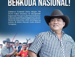 Hadiri Pacuan Kuda Piala Gubernur Sulut, Yulius Selvanus Canangkan Pengembangan Kawasan Berkuda Nasional di Tompaso