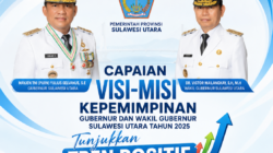 Capaian Visi-Misi Kepemimpinan Gubernur dan Wakil Gubernur Sulut Tahun 2025 Mengalami Tren Positif